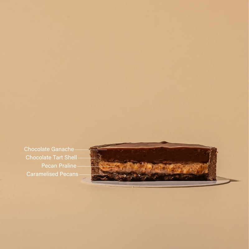 Load image into Gallery viewer, Dark Chocolate Pecan Tart 6 inch