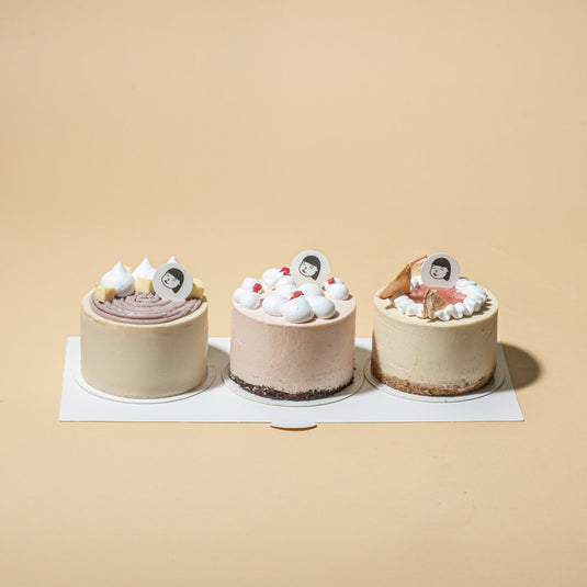 Dainty Petite Cake Trio