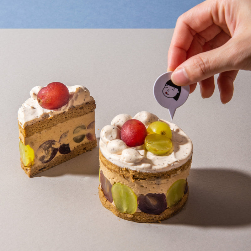 Load image into Gallery viewer, Petite Earl Grey Grape Shortcake