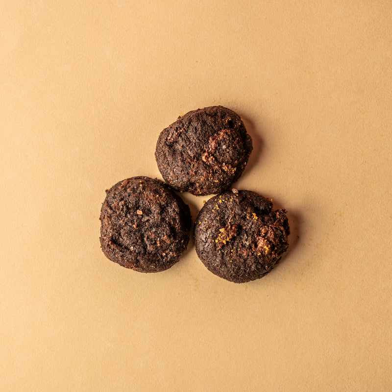 Load image into Gallery viewer, Double Chocolate Sea Salt Cookies
