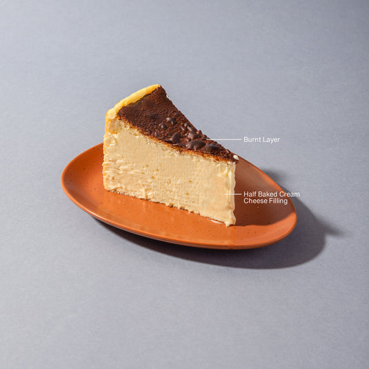Burnt Cheesecake (Sliced)