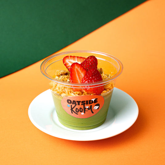 Matcha Passion Oat Pudding