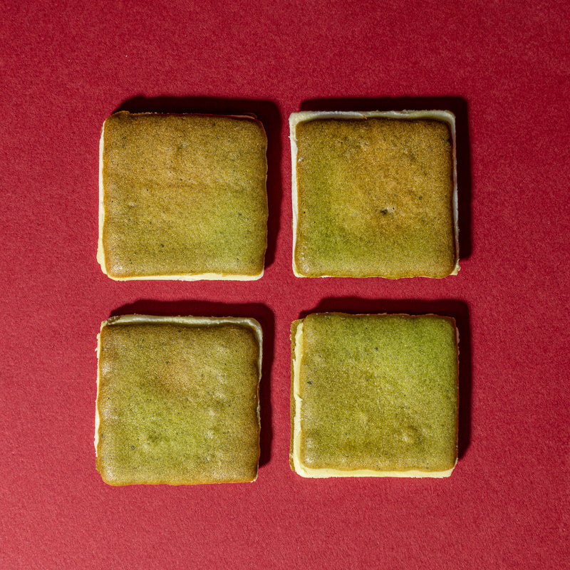 Load image into Gallery viewer, Matcha Yuzu Sandwich Cookies
