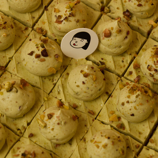 Lemon Pistachio Cake Bites