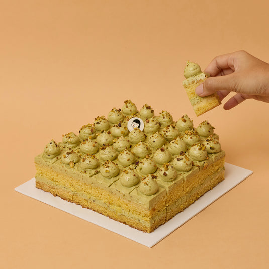 Lemon Pistachio Cake Bites