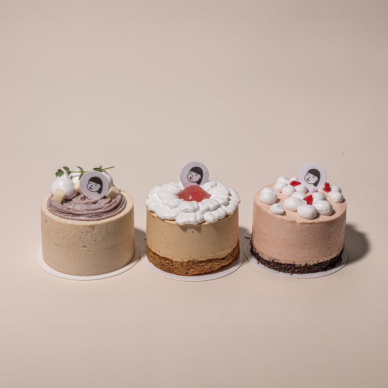 Load image into Gallery viewer, Dainty Petite Cake Trio
