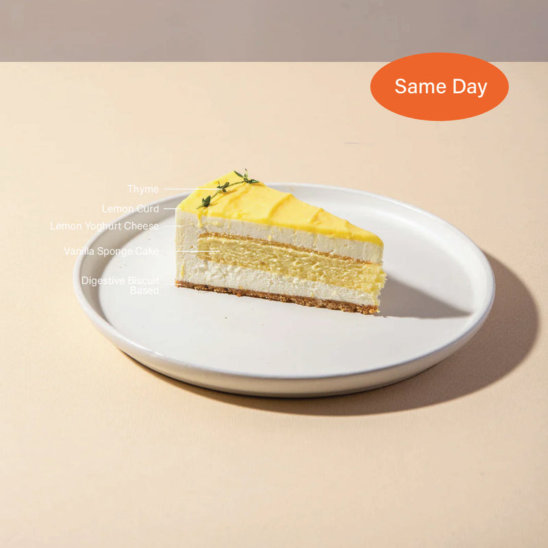 Load image into Gallery viewer, Lemon Yoghurt Cheesecake Slice (Get It Today!)
