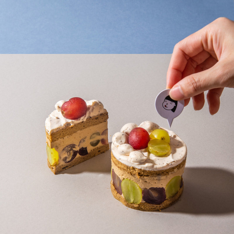 Load image into Gallery viewer, Petite Earl Grey Grape Shortcake
