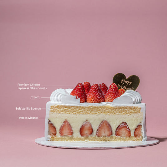 [Mother's Day] Premium Chitose Japanese Strawberry Shortcake