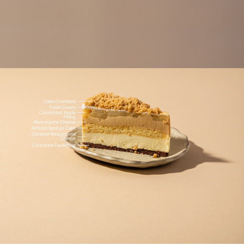 Load image into Gallery viewer, Apple Crumble Cheesecake Slice (Get It Today!)
