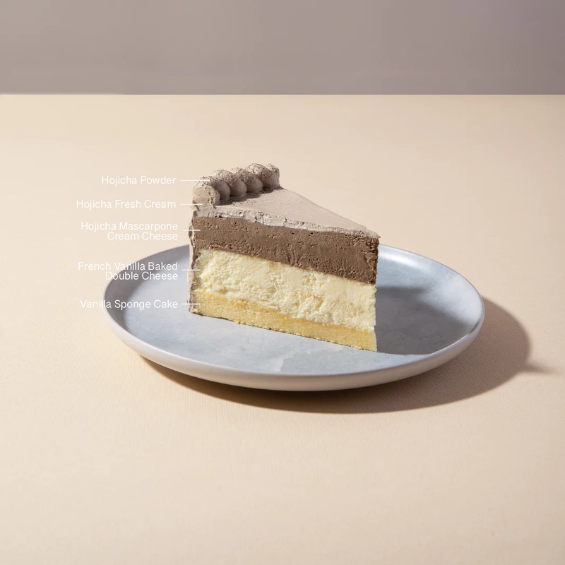 Load image into Gallery viewer, Houjicha Double Fromage Slice (Get It Today!)
