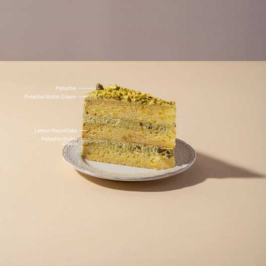 Lemon Pistachio (Sliced Cake)