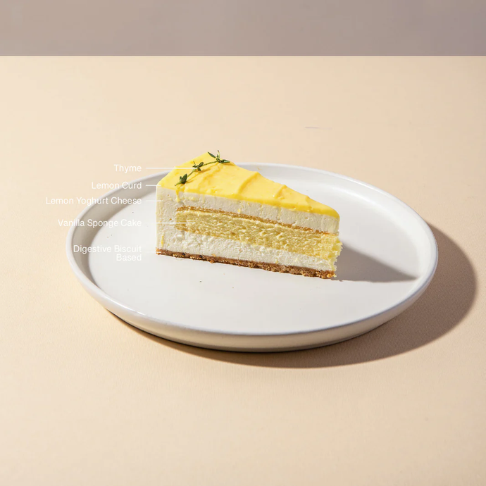 Lemon Yoghurt Cheesecake (Sliced Cake)