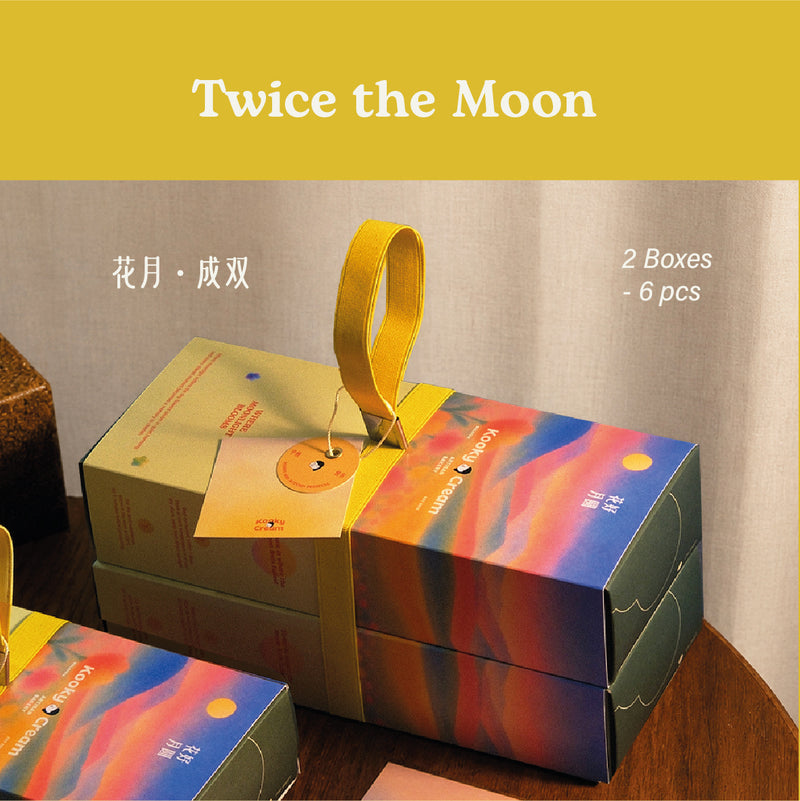 Load image into Gallery viewer, Twice The Moon Mid Autumn Gift Set 6pcs
