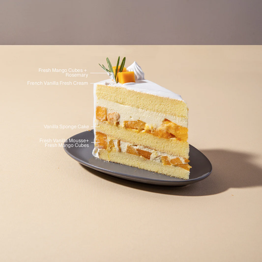 Mango Shortcake (Sliced Cake)